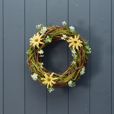 Spring Daisy Wreath