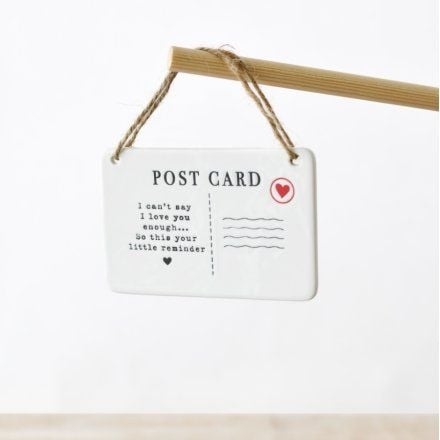 Porcelain Love Postcard