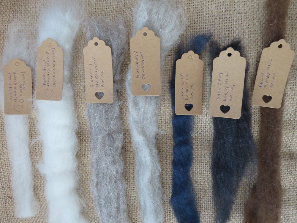 001 Roving for spinning and Peg Loom