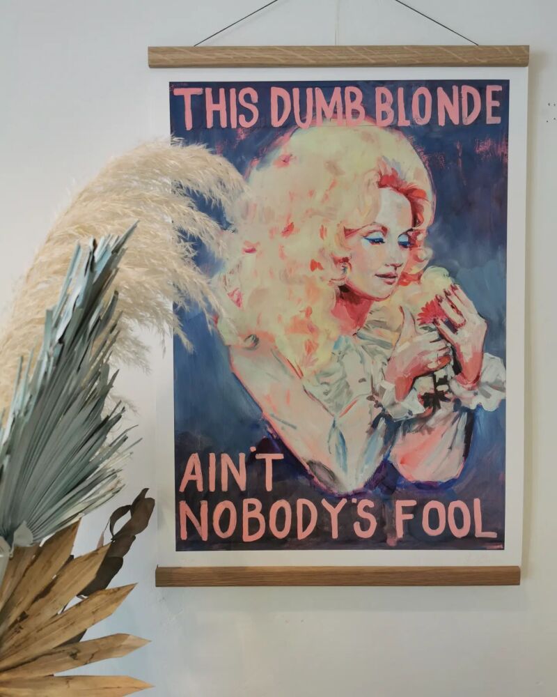LIMITED EDITION DUMB BLONDE A2 PRINT
