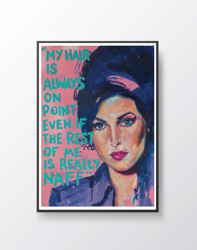 AMY WINEHOUSE - A2 FINE ART PRINT