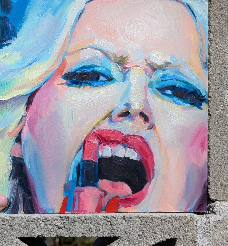 'AMY TAYLOR' ORIGINAL OIL ON PANEL