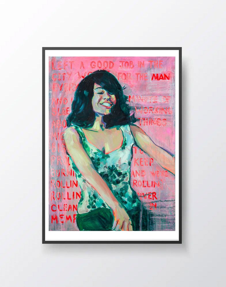 TINA TURNER - FINE ART PRINT