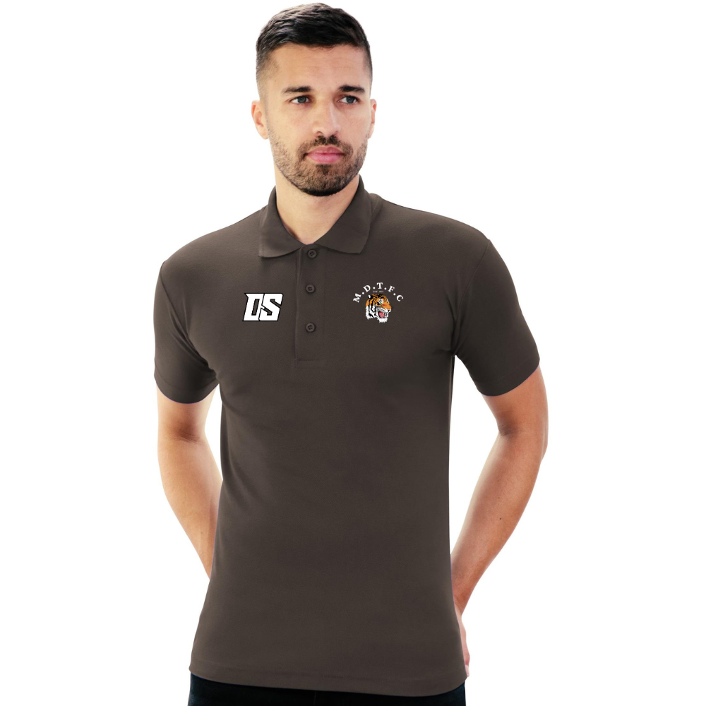 TIGERS POLO SHIRTS CHARCOAL