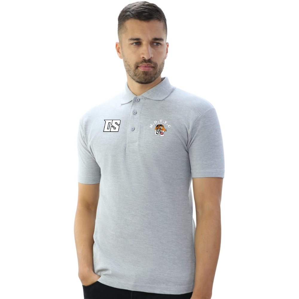 TIGERS POLO SHIRTS SPORTS GREY