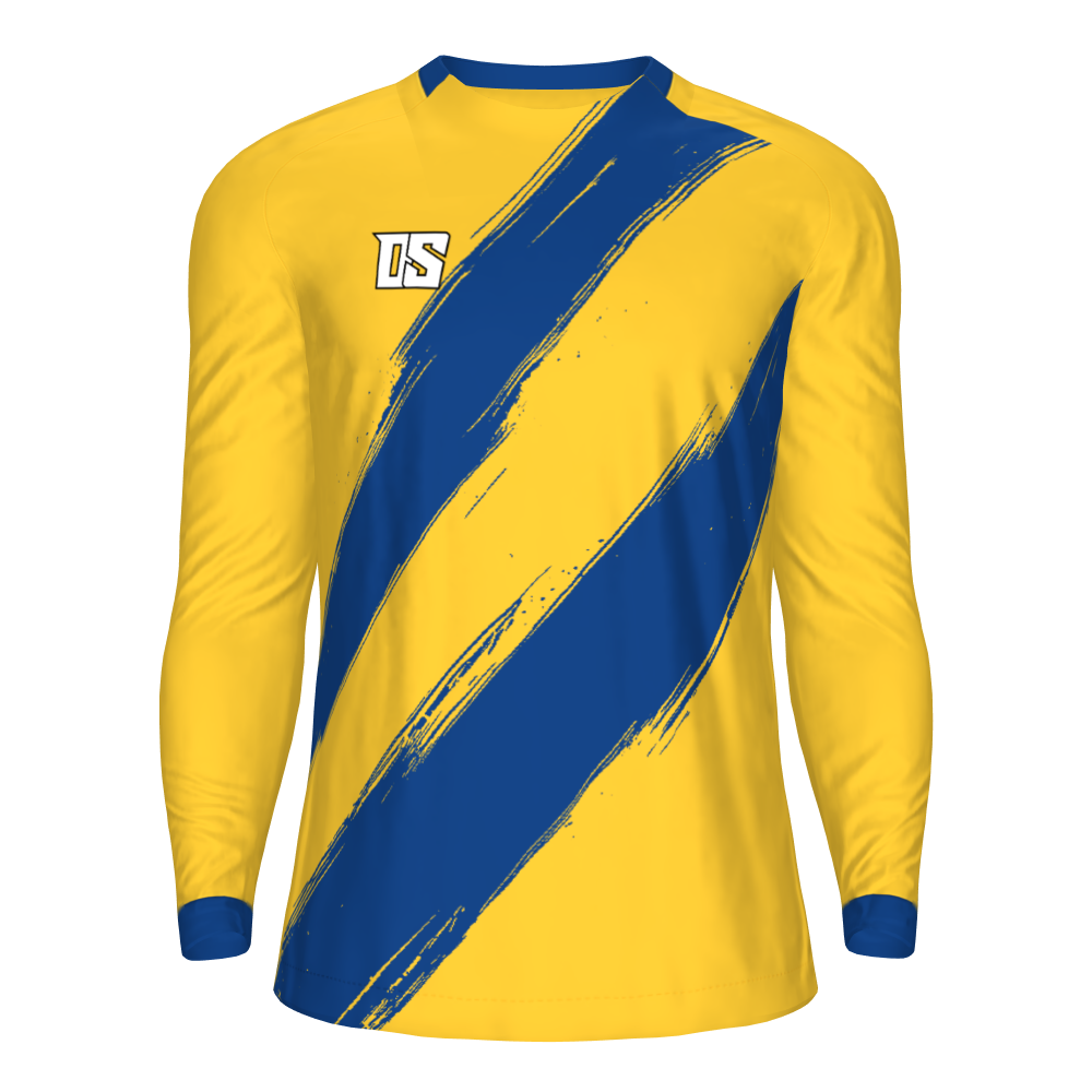 RIVER YELLOW/BLUE LONG SLEEVE ADULTS