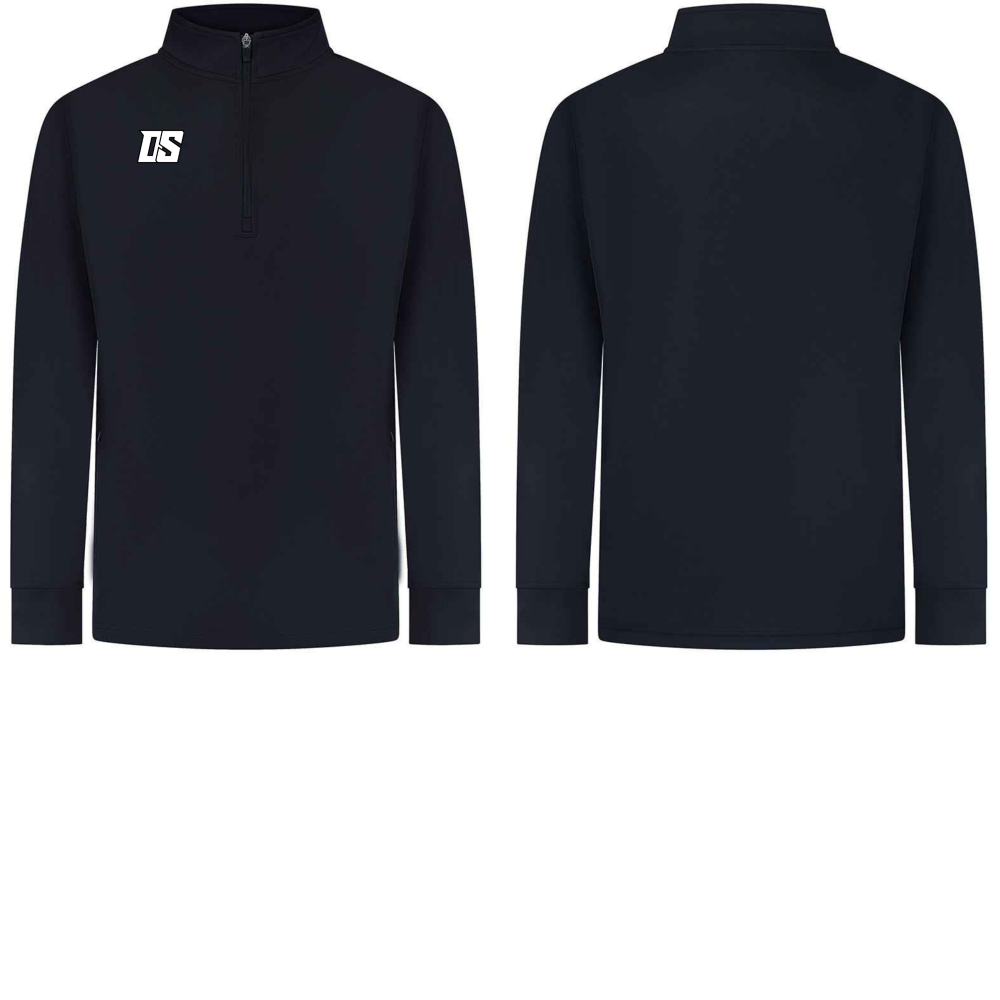 DS 1/4 ZIP JACKET NAVY ADULTS