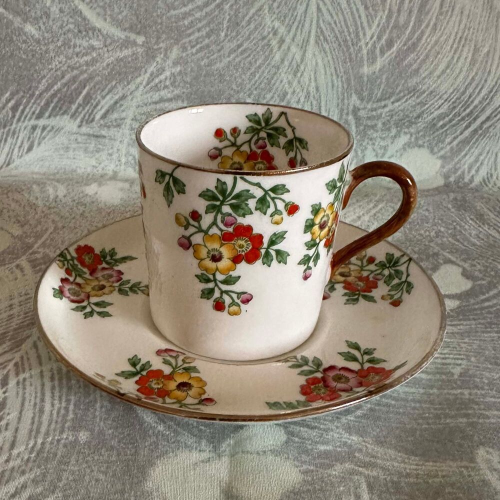 Aynsley Demitasse Cup & Saucer Made for Lawleys of Regent Street c,1934-1950's*