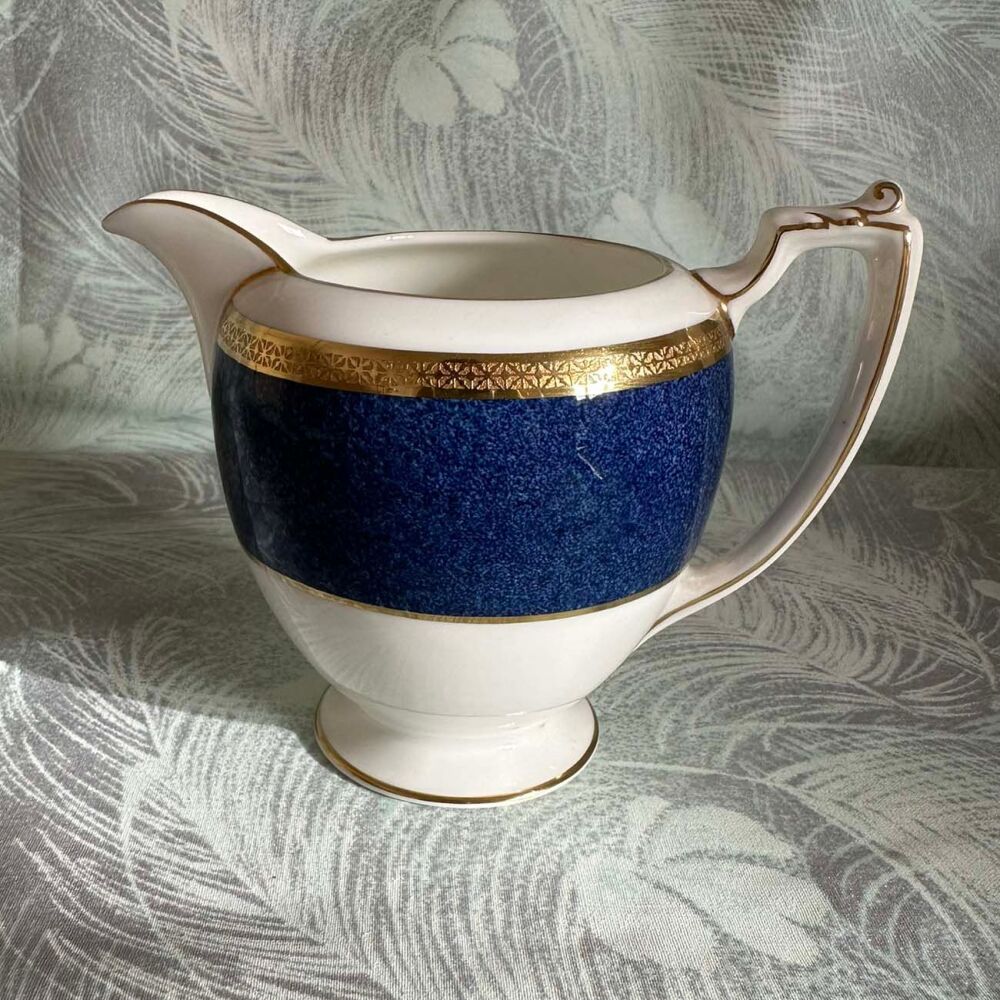 Vintage Coalport Athlone Blue Small Milk Jug (Creamer) c.1970-1993*