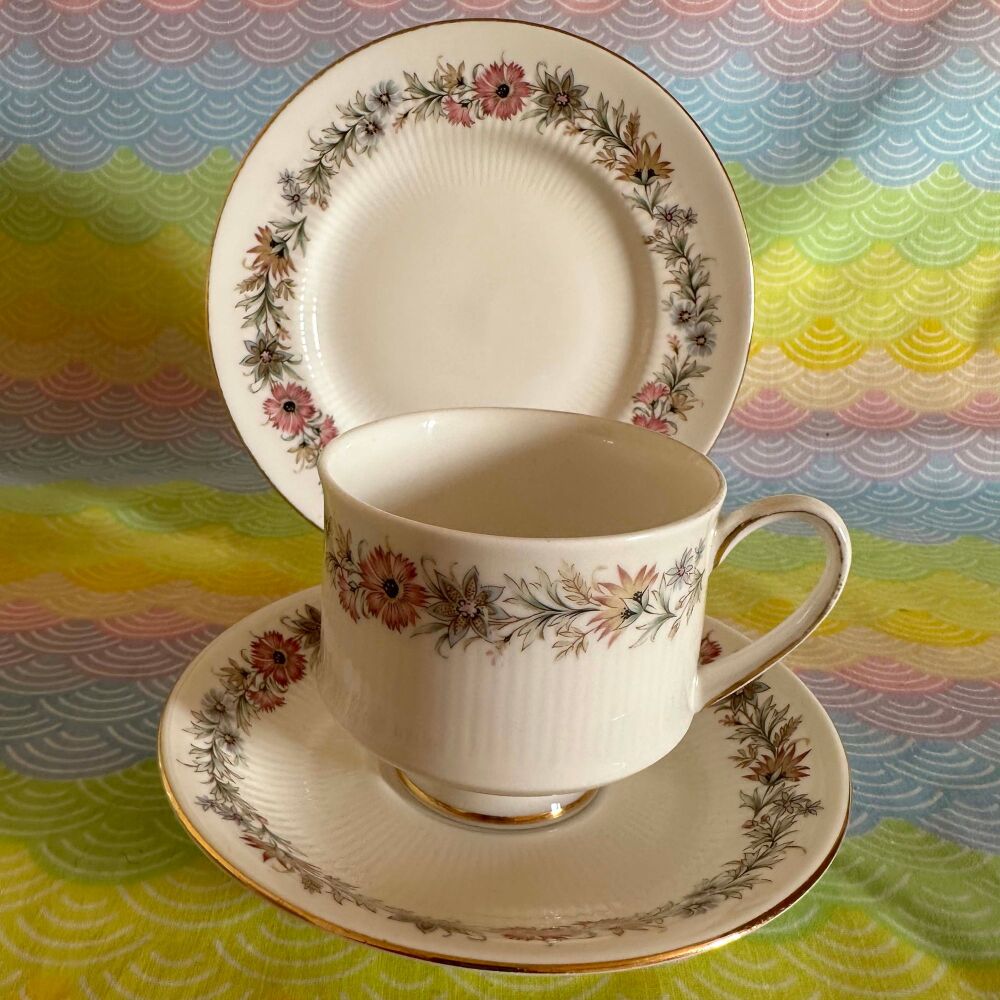Vintage Paragon (Royal Albert) Trio. "Belinda" Pattern. c1990's*