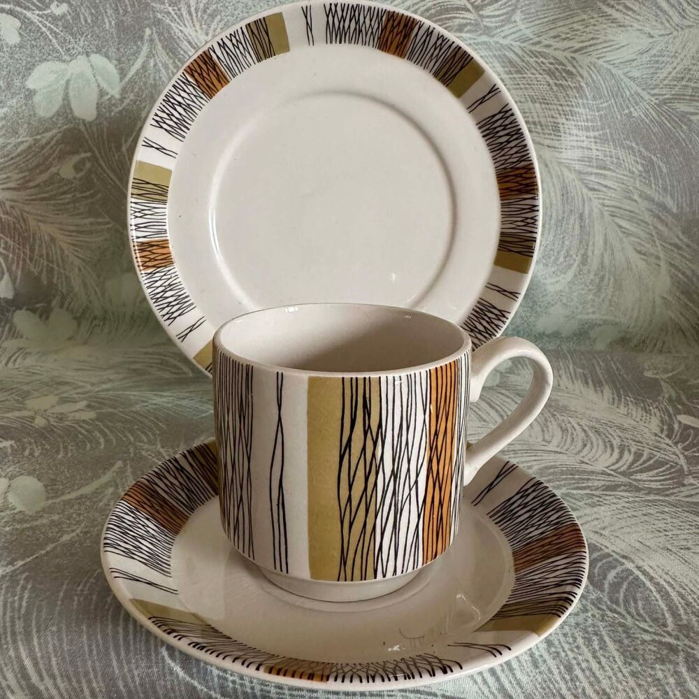 Vintage Midwinter Trio "Sienna" Pattern c.1970