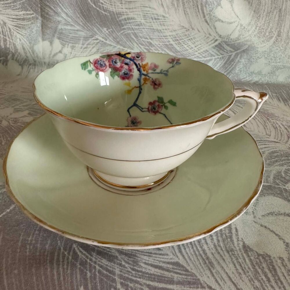 Mismatch Tea Cup & Saucer Duo. Tuscan & Paragon c.1940's*