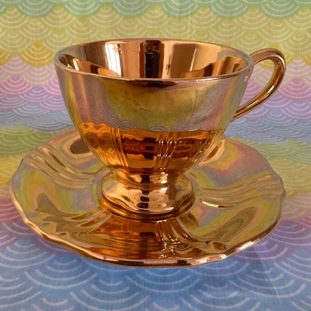 Vintage Royal Winton Grimwades Golden Age Cup and Saucer c.1960’s*