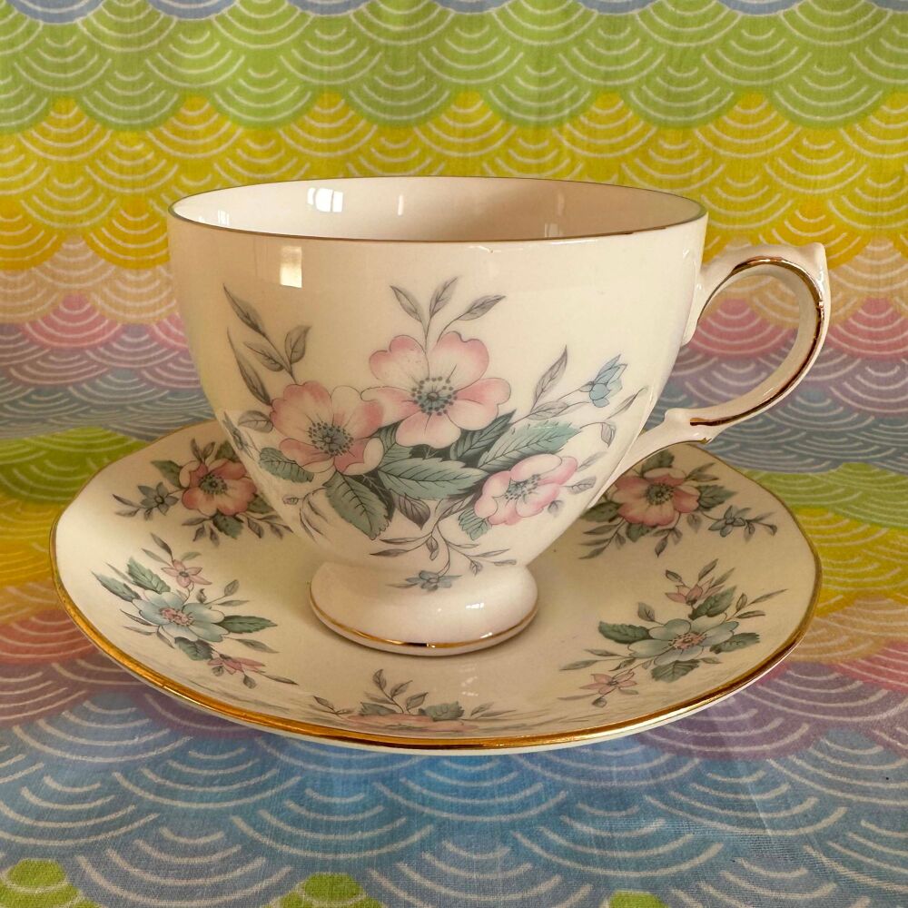 Vintage Colclough "Coppelia" Cup & Saucer Duo c.1960's*