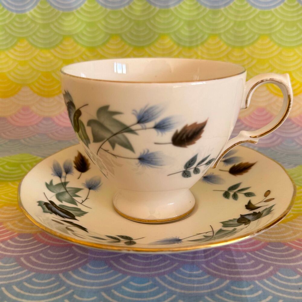 Vintage Colclough "Linden" Tea Cup & Saucer Duo c.1960's*