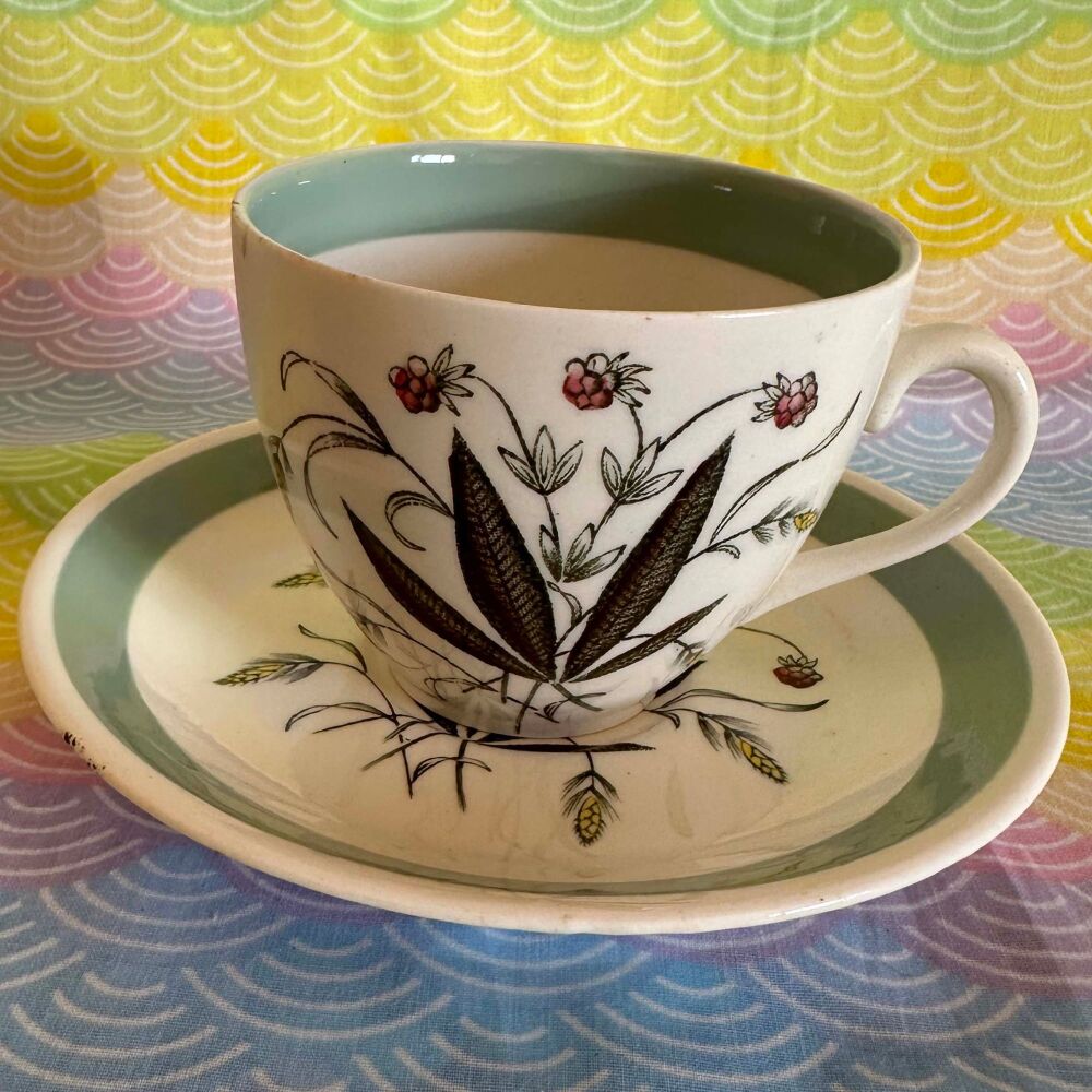Vintage Alfred Meakin Cup & Saucer Duo 