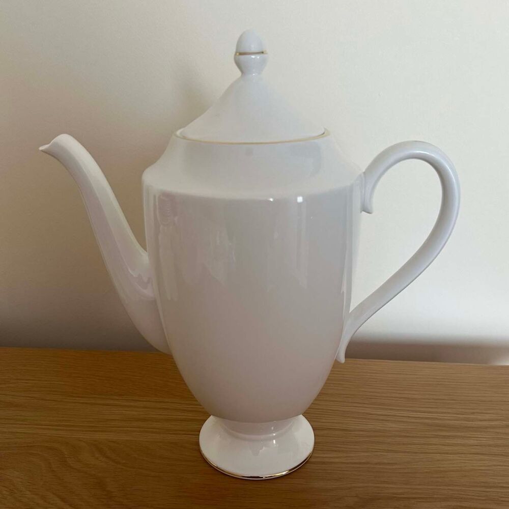 Wedgwood Signet Gold Coffee Pot 10" Tall