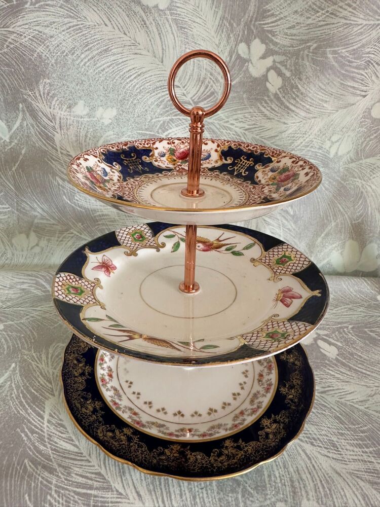 Mini 3-Tier Cake / Trinket Stand - Handmade in our workshops (#TS147)