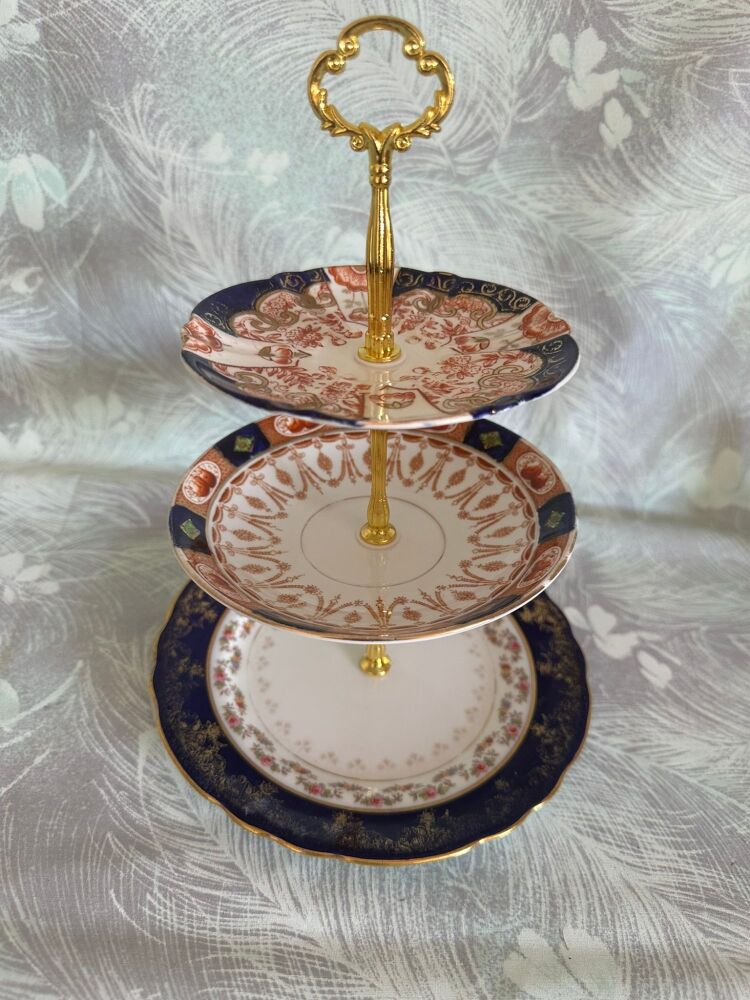 Mini 3-Tier Cake / Trinket Stand - Handmade in our workshops (#TS148)