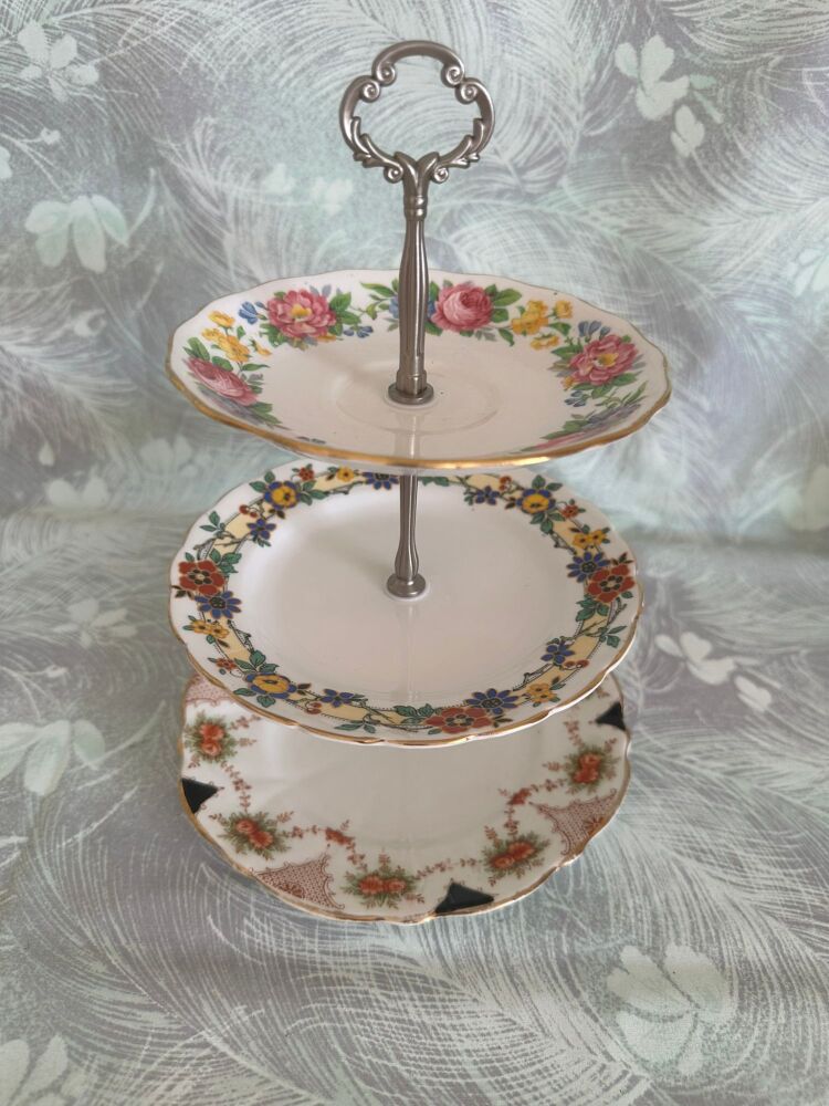 Mini 3-Tier Cake / Trinket Stand - Handmade in our workshops (#TS149)