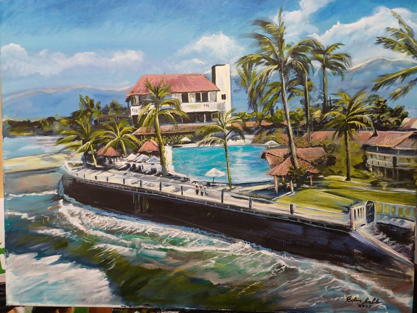 The Bali Resort by Colin Cable Mandurah Artist