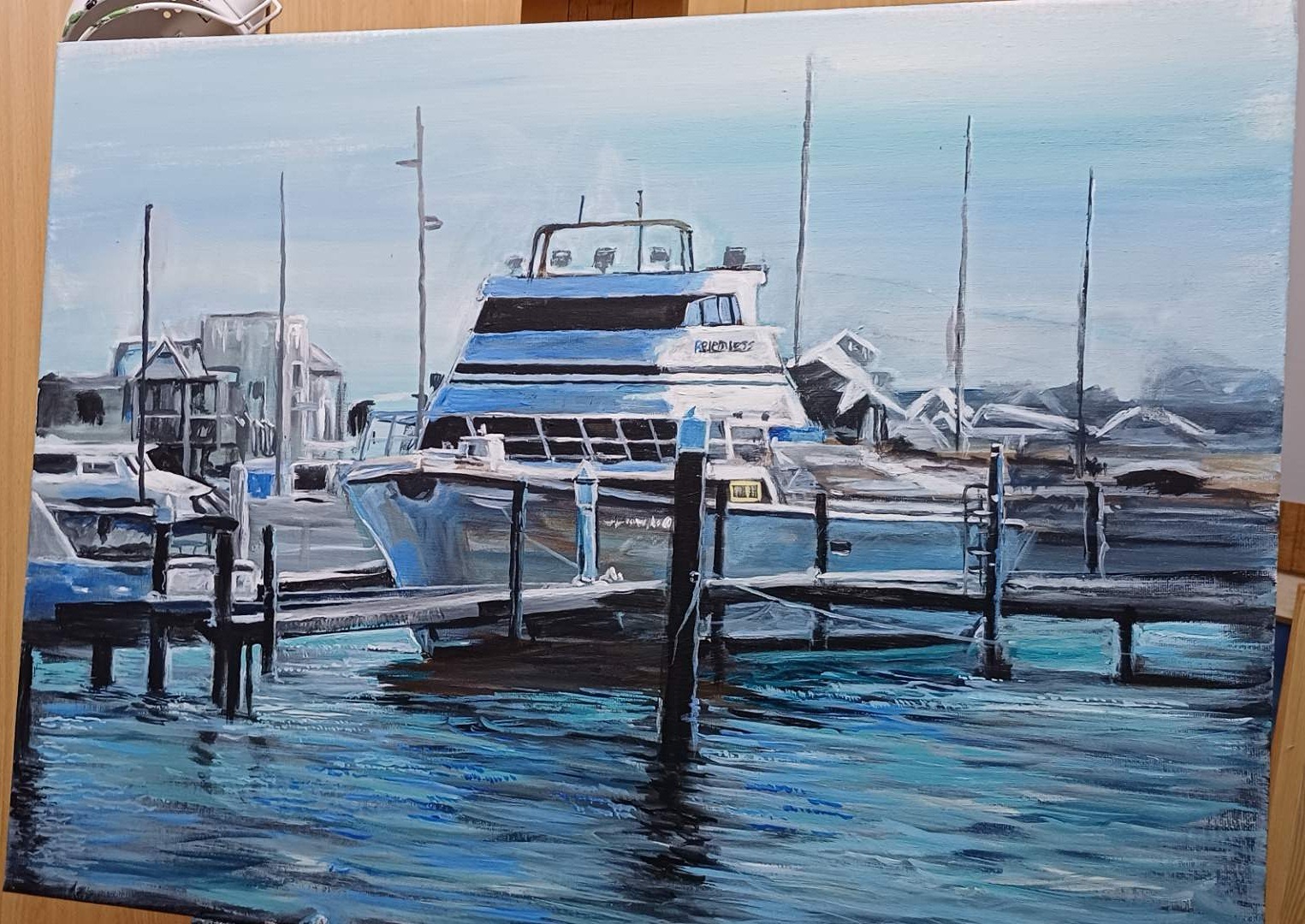 The Morning Catch by Colin Cable Mandurah Artist