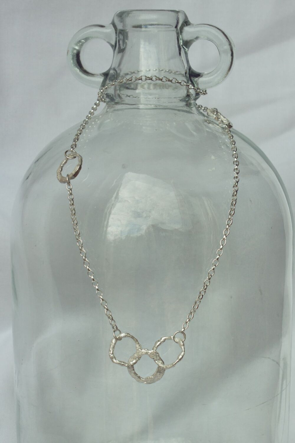 Tidal Flow Silver Necklace
