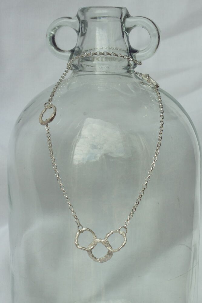 Tidal Flow Silver Necklace