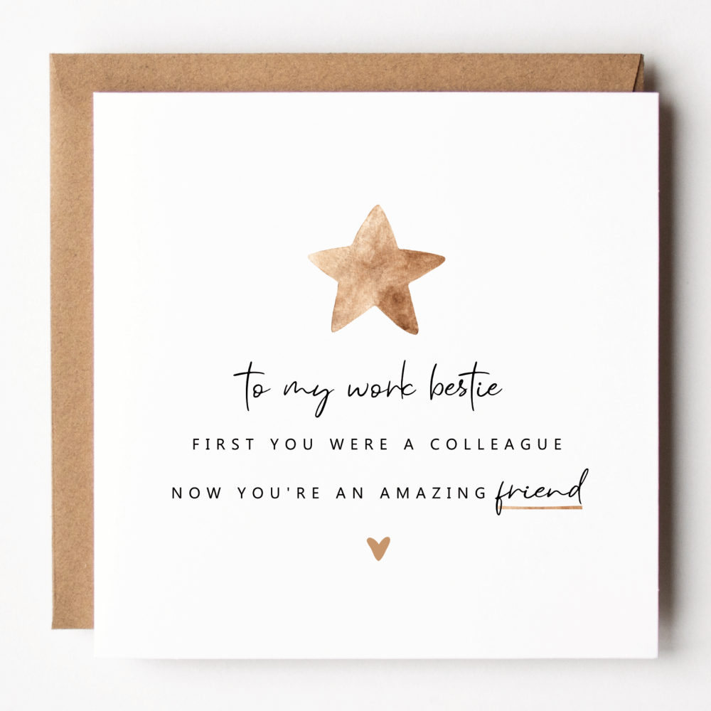 Work Bestie Card