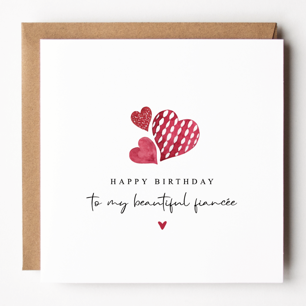 Fiancée Birthday Card