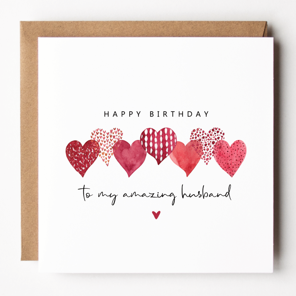 Amazing Husband Birthday Card