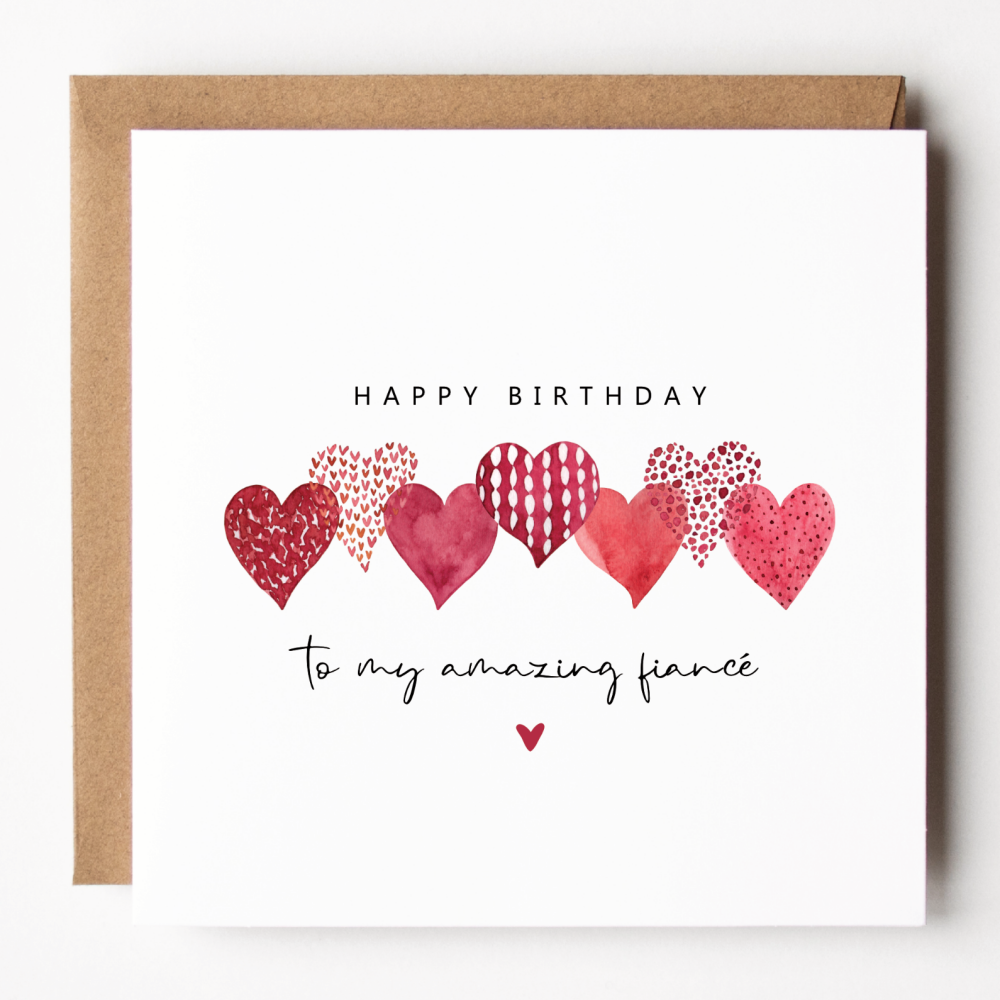 Amazing Fiancé Birthday Card