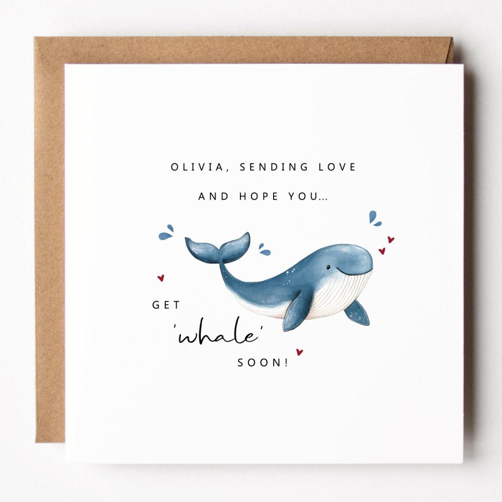 Get 'Whale' Soon Card