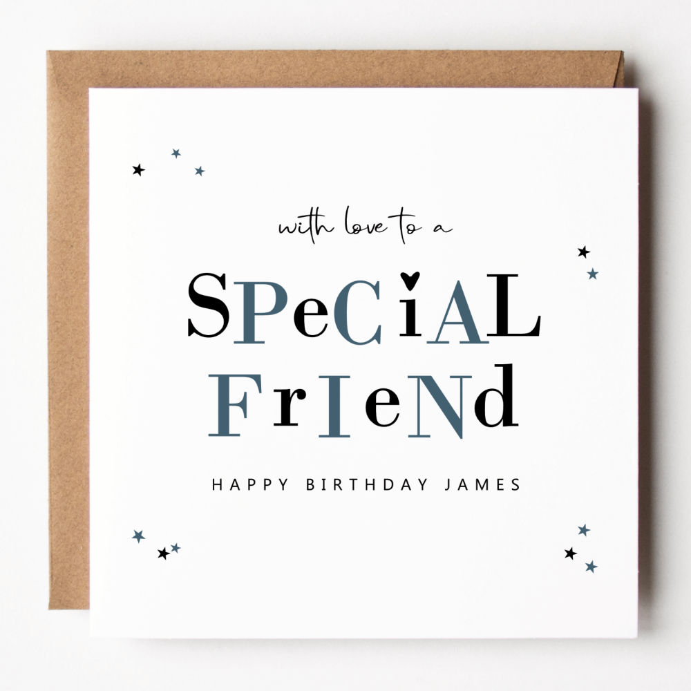 Happy Birthday Friend Card
