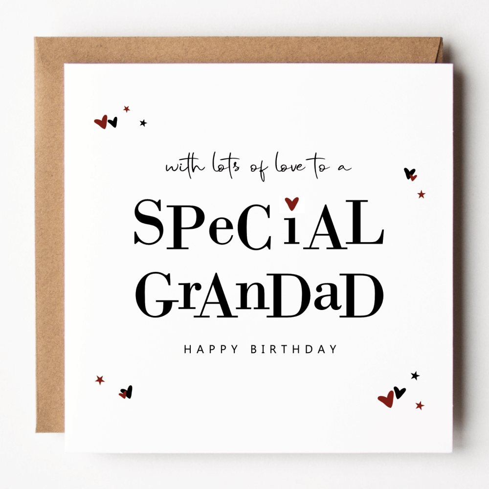 Special Grandad Birthday Card