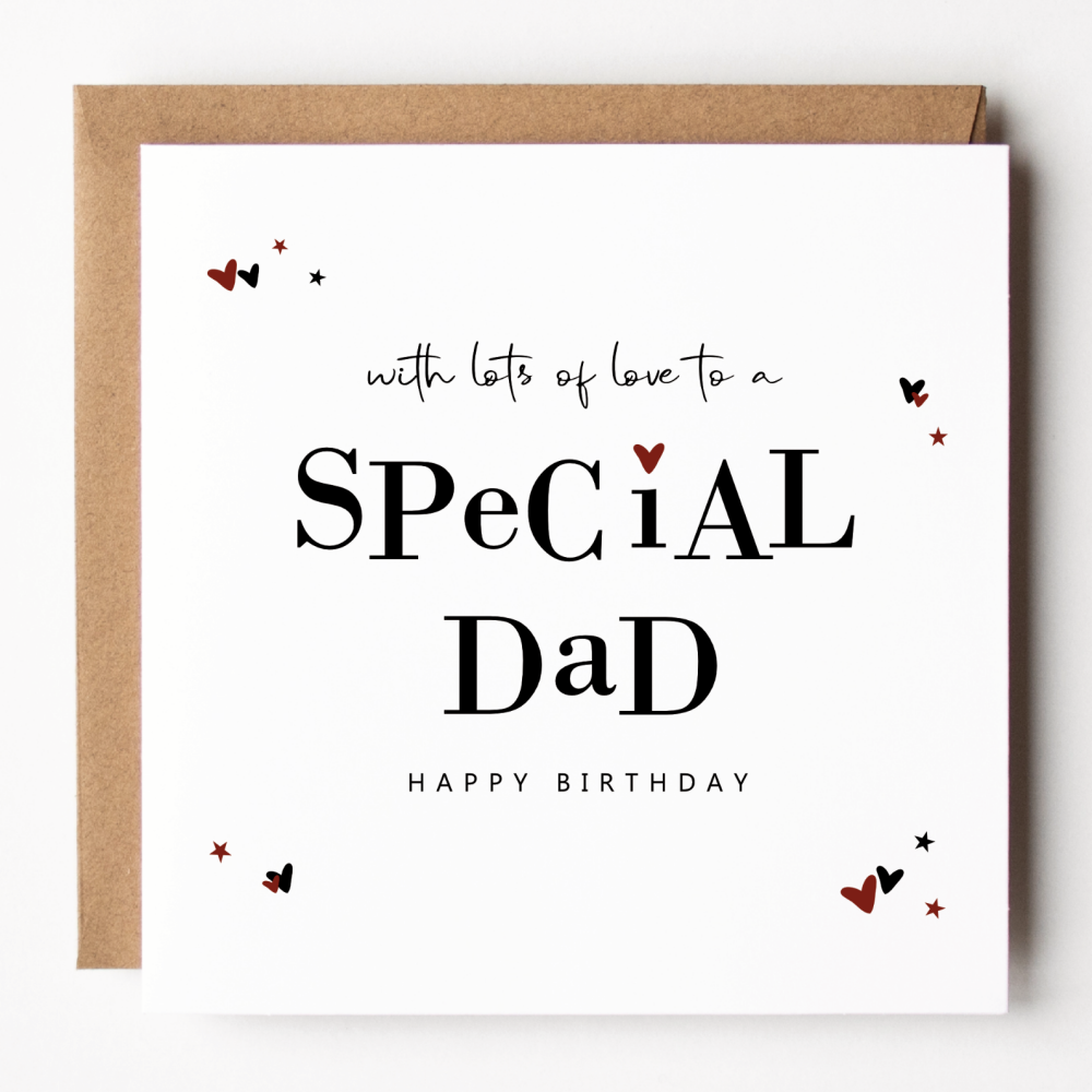 Special Dad Birthday Card