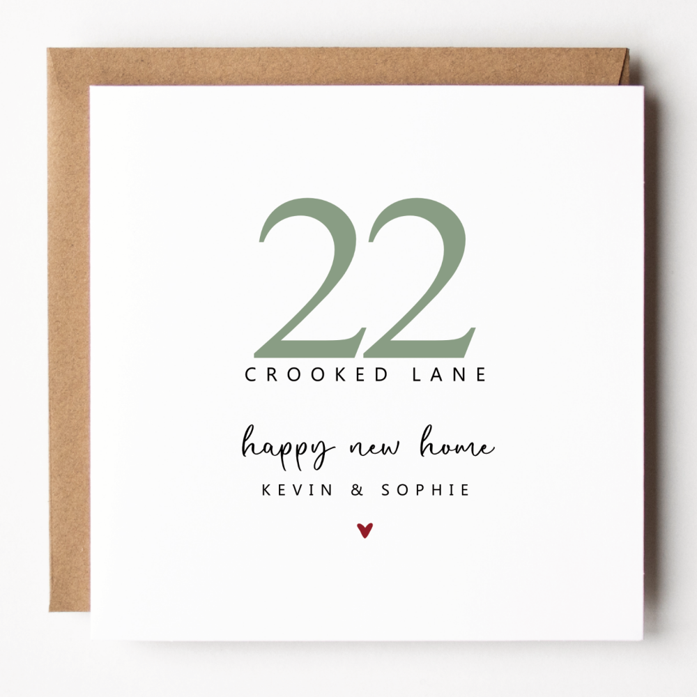 Happy New Home Card