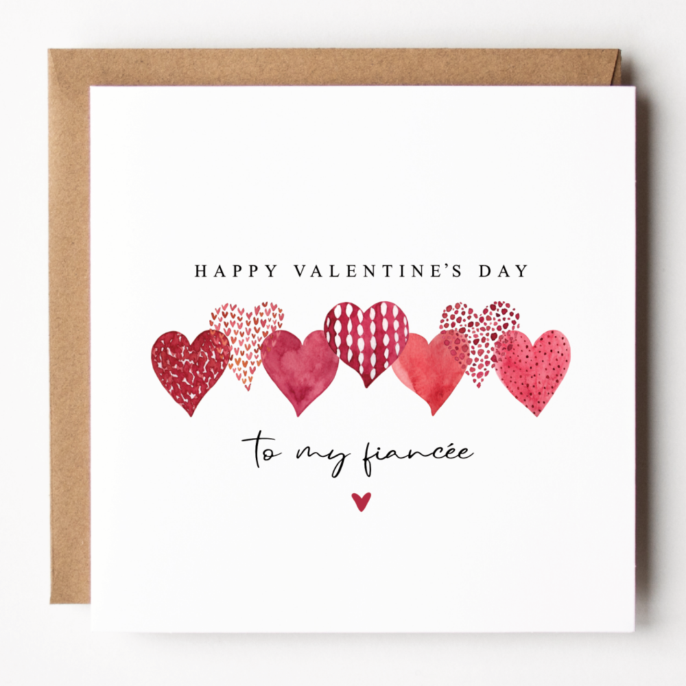 Fiancée Valentine's Day Card