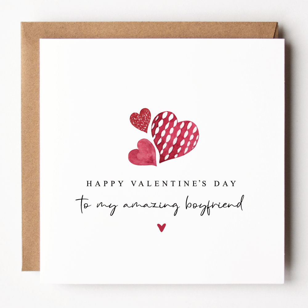 Amazing Boyfriend Valentine's Day Card