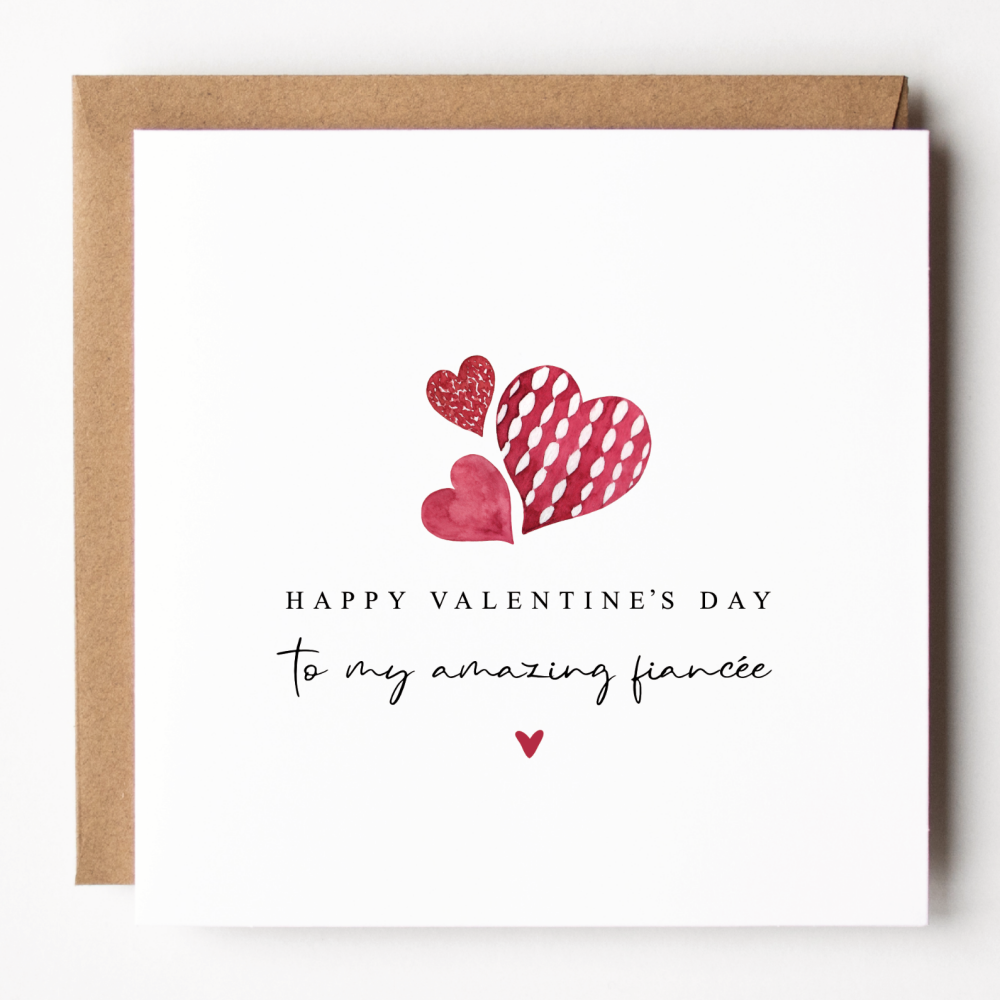 Amazing Fiancée Valentine's Day Card