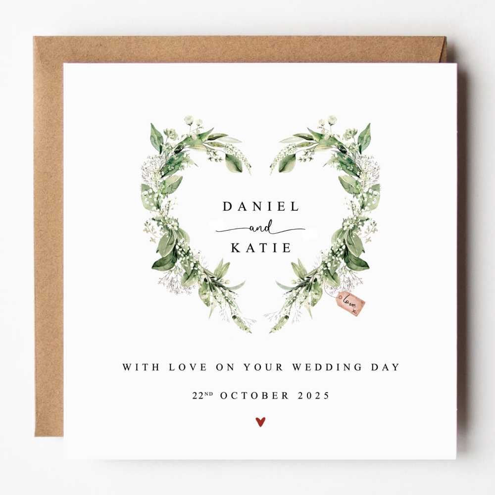 With Love On Your Wedding Day Card