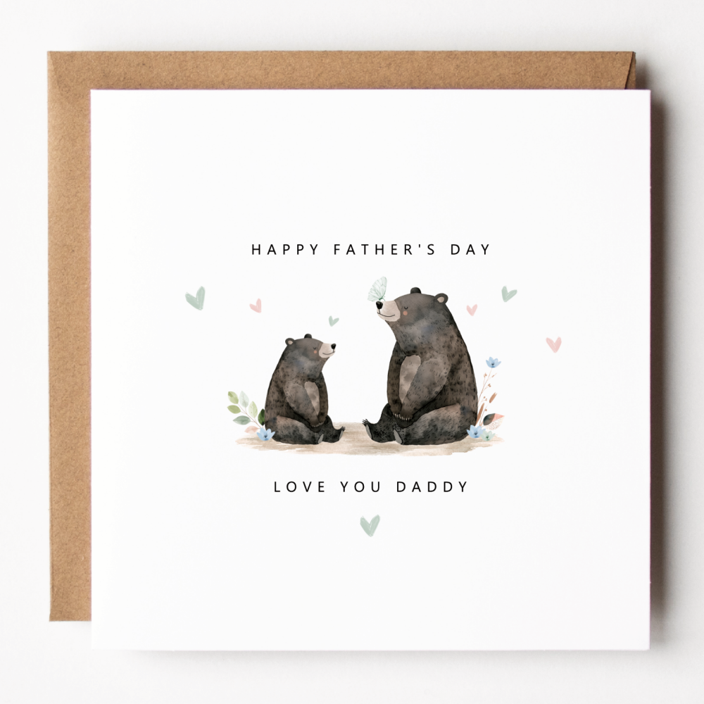 Father's Day Love You Daddy Card