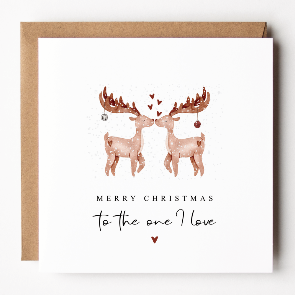 Merry Christmas To The One I Love Card