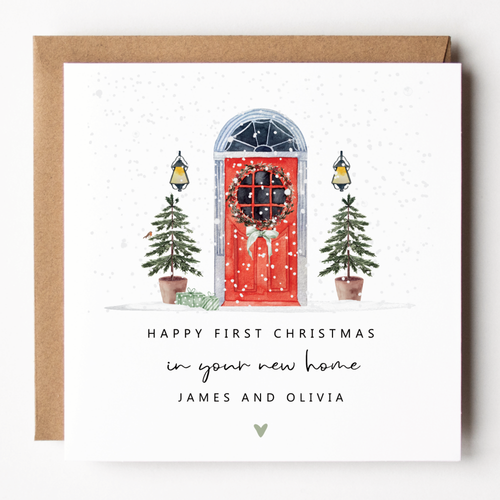 First Christmas In New Home Card