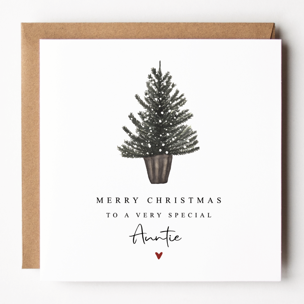 Auntie Christmas Card