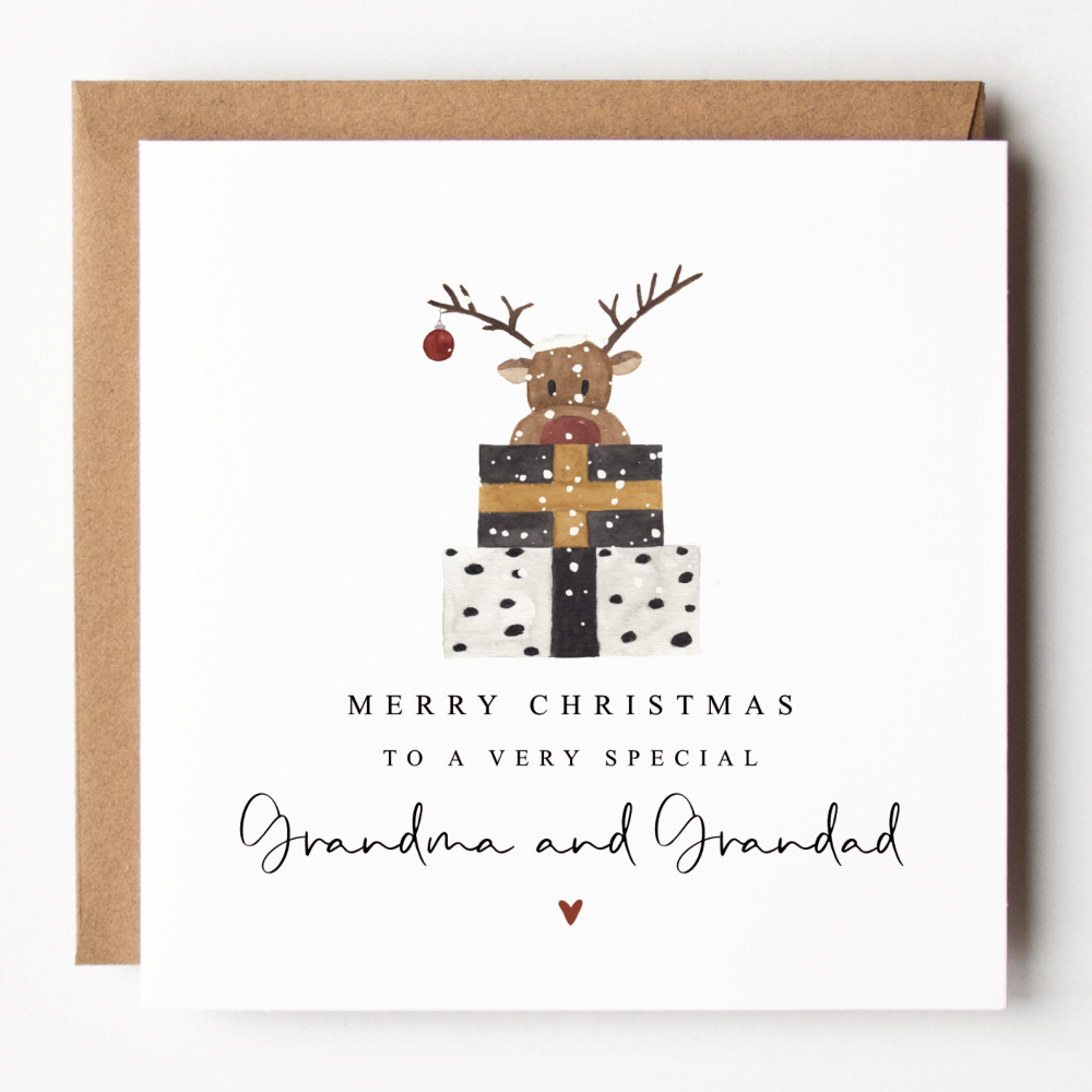 Grandma and Grandad Christmas Card
