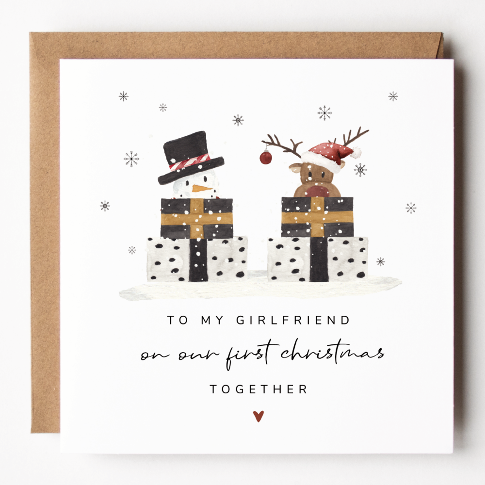 First Christmas Together Card For Girlfriend