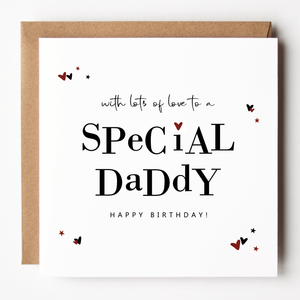 Special Daddy Birthday Card