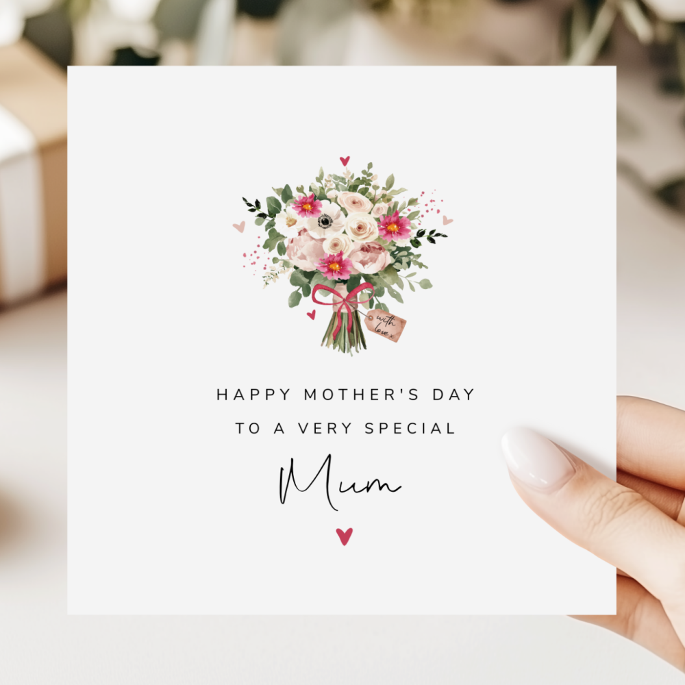 Floral Bouquet Mother's Day Card