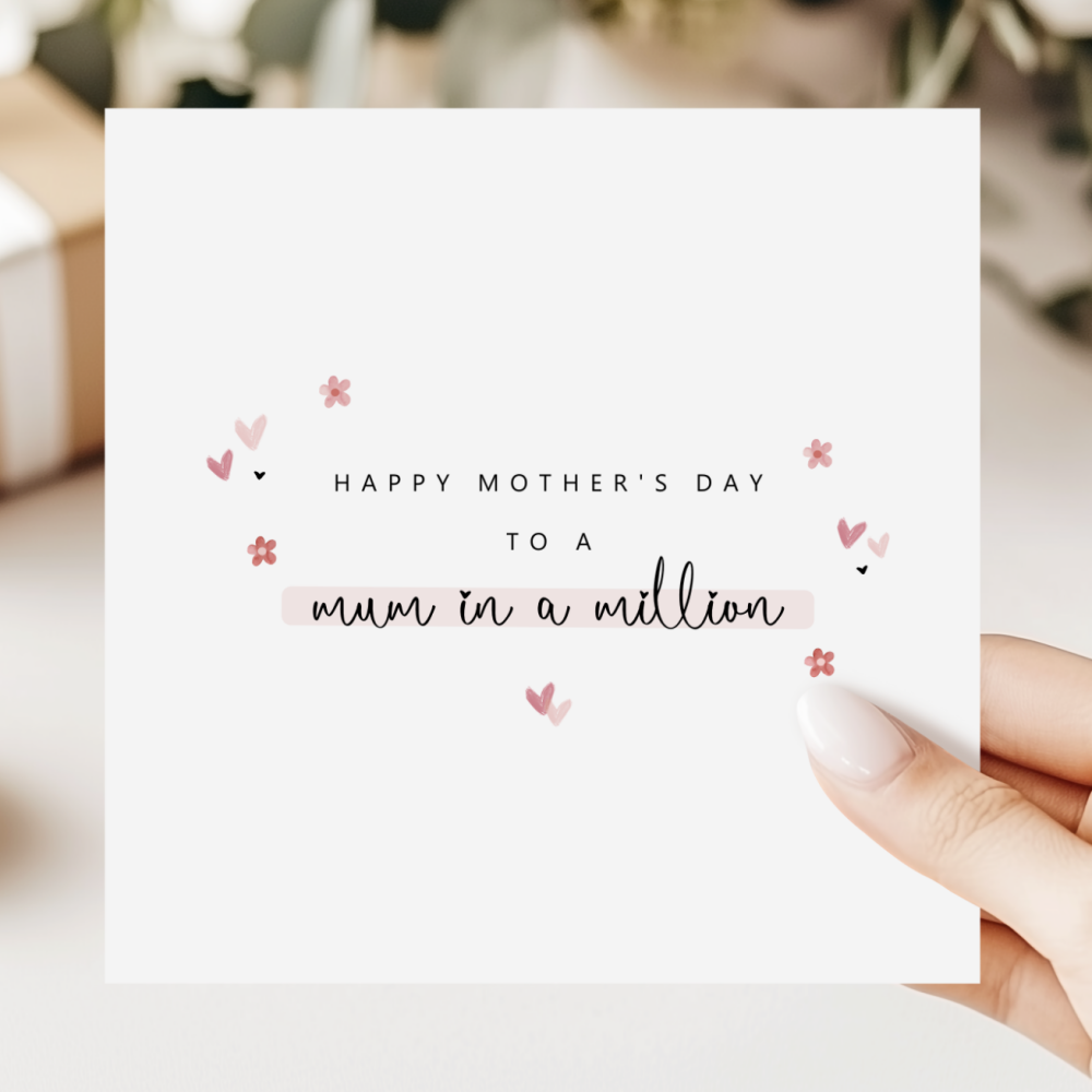 Happy Mother's Day Card | To A Mum In A Million
